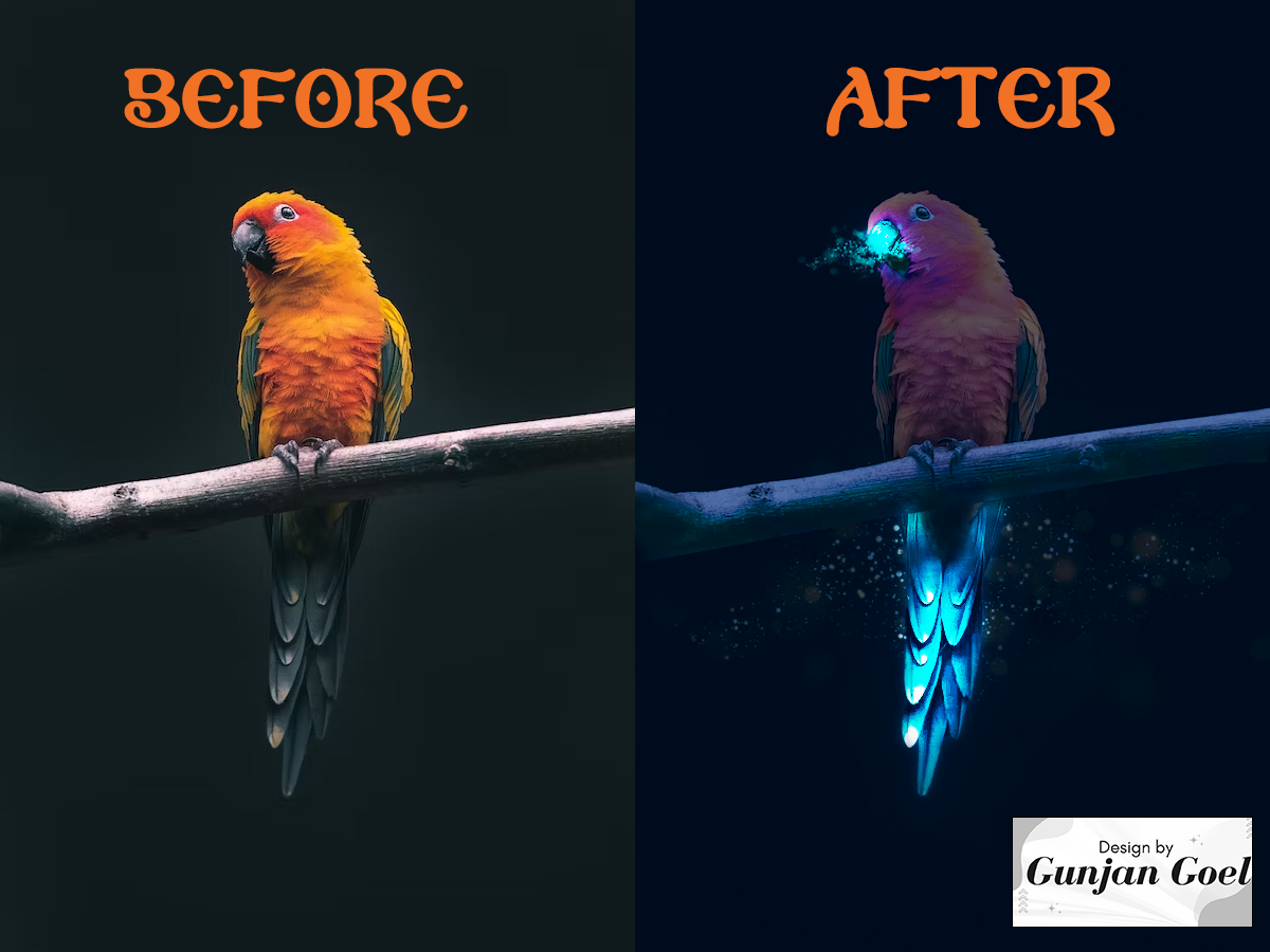Parrot Glow Effect